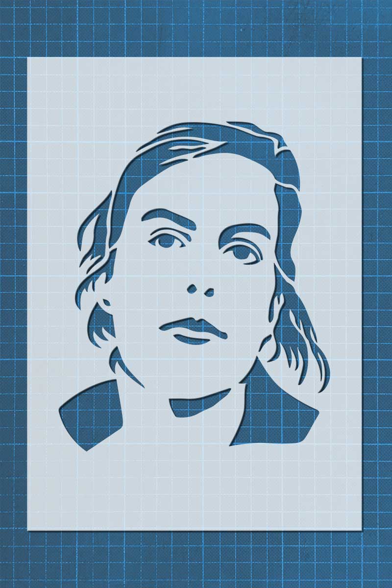 create your own custom stencil portrait