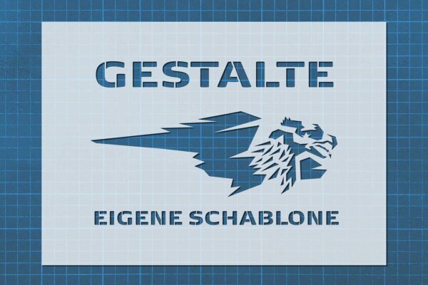 Gestalte deine individuelle Schablone