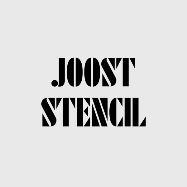 Textschablone Joost Stencil