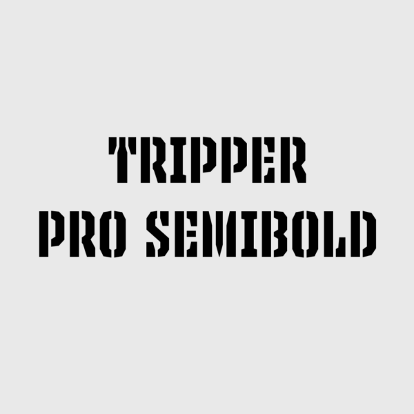 Schrift Tripper Pro Semibold