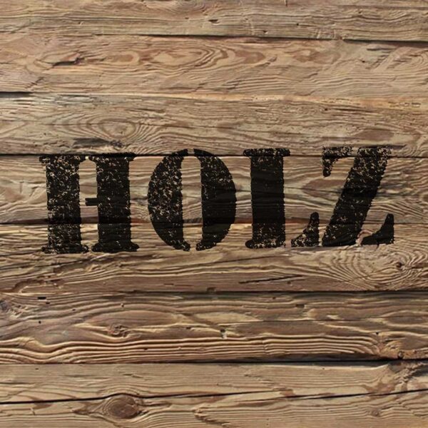 Stencil Std Bold Holz