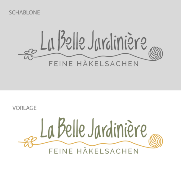 stencil and more logo La Belle Jardiniere Schablone