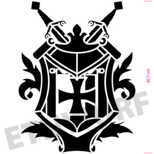 Individuelle Motiv Airbrush-Schablone #Angebot81 Wappen