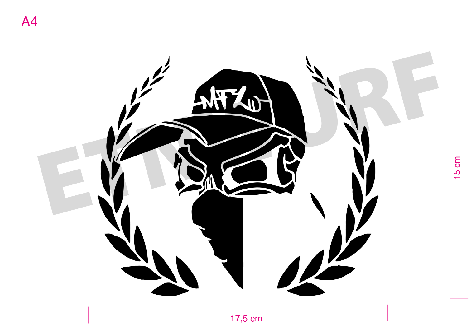 Individuelle Motiv Airbrush-Schablone #Angebot 141 MFZ