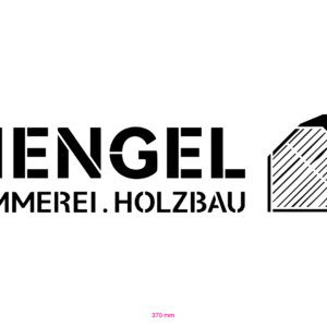 Individuelle Motiv Airbrush-Schablone #25-02-26 Holzbau