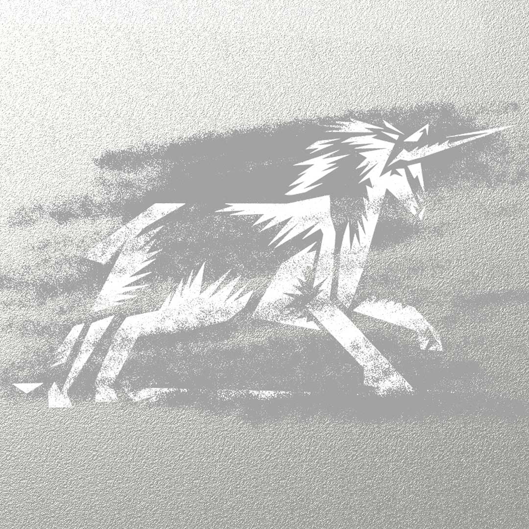 Motiv-Schablone individuell – eigene Zeichnung oder Illustration als Sprühschablone Einhorn Bild