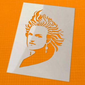 Porträtschablone aus Foto erstellen – Sprühschablone nach Wunsch – Dein individuelles Kunstwerk - MylarFolie @stencilandmore