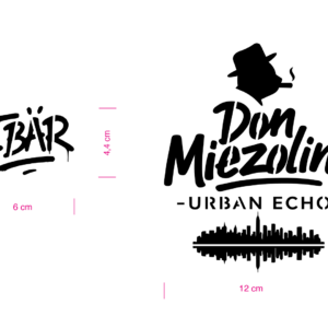 roIndividuelle Motiv Airbrush-Schablone #185 2 Motive