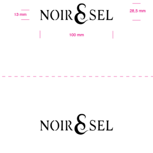 Individuelle Motiv Airbrush-Schablone #180 Noir&Sel