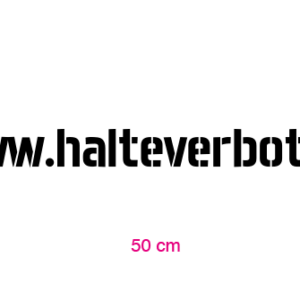Individuelle Logo Airbrush-Schablone #194 Halteverbot Hagen